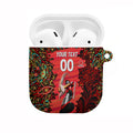 Personalized Melbourne Renegades Cricket AirPods Case Hippie Psychedelic Pattern Vibrant Mandala Art Style