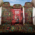 Personalized Melbourne Renegades Cricket Back Car Seat Cover Hippie Psychedelic Pattern Vibrant Mandala Art Style