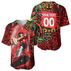 Personalized Melbourne Renegades Cricket Baseball Jersey Hippie Psychedelic Pattern Vibrant Mandala Art Style
