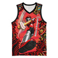 Personalized Melbourne Renegades Cricket Basketball Jersey Hippie Psychedelic Pattern Vibrant Mandala Art Style