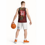 Personalized Melbourne Renegades Cricket Basketball Jersey Hippie Psychedelic Pattern Vibrant Mandala Art Style