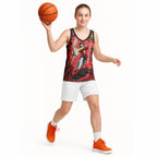 Personalized Melbourne Renegades Cricket Basketball Jersey Hippie Psychedelic Pattern Vibrant Mandala Art Style