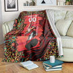 Personalized Melbourne Renegades Cricket Blanket Hippie Psychedelic Pattern Vibrant Mandala Art Style