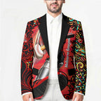 Personalized Melbourne Renegades Cricket Blazer Hippie Psychedelic Pattern Vibrant Mandala Art Style