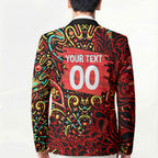 Personalized Melbourne Renegades Cricket Blazer Hippie Psychedelic Pattern Vibrant Mandala Art Style