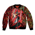 Personalized Melbourne Renegades Cricket Bomber Jacket Hippie Psychedelic Pattern Vibrant Mandala Art Style