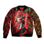 Personalized Melbourne Renegades Cricket Bomber Jacket Hippie Psychedelic Pattern Vibrant Mandala Art Style