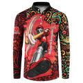 Personalized Melbourne Renegades Cricket Button Sweatshirt Hippie Psychedelic Pattern Vibrant Mandala Art Style