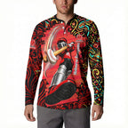 Personalized Melbourne Renegades Cricket Button Sweatshirt Hippie Psychedelic Pattern Vibrant Mandala Art Style