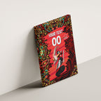 Personalized Melbourne Renegades Cricket Canvas Wall Art Hippie Psychedelic Pattern Vibrant Mandala Art Style