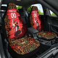 Personalized Melbourne Renegades Cricket Car Seat Cover Hippie Psychedelic Pattern Vibrant Mandala Art Style