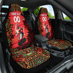 Personalized Melbourne Renegades Cricket Car Seat Cover Hippie Psychedelic Pattern Vibrant Mandala Art Style