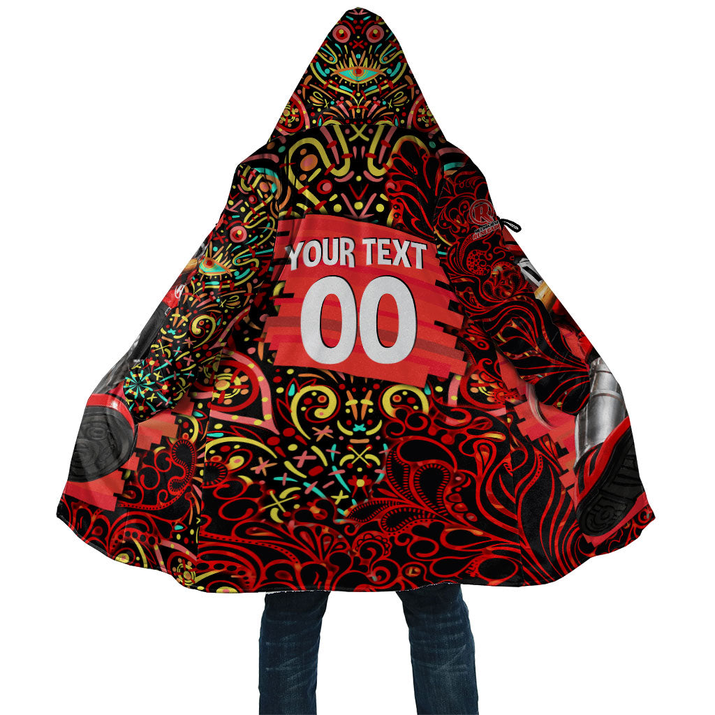 Personalized Melbourne Renegades Cricket Cloak Hippie Psychedelic Pattern Vibrant Mandala Art Style