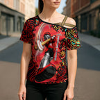 Personalized Melbourne Renegades Cricket Cross Shoulder Shirt Hippie Psychedelic Pattern Vibrant Mandala Art Style