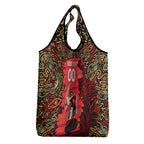 Personalized Melbourne Renegades Cricket Grocery Bag Hippie Psychedelic Pattern Vibrant Mandala Art Style