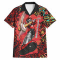 Personalized Melbourne Renegades Cricket Hawaiian Shirt Hippie Psychedelic Pattern Vibrant Mandala Art Style