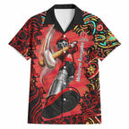 Personalized Melbourne Renegades Cricket Hawaiian Shirt Hippie Psychedelic Pattern Vibrant Mandala Art Style