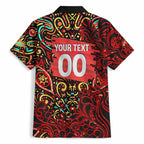 Personalized Melbourne Renegades Cricket Hawaiian Shirt Hippie Psychedelic Pattern Vibrant Mandala Art Style