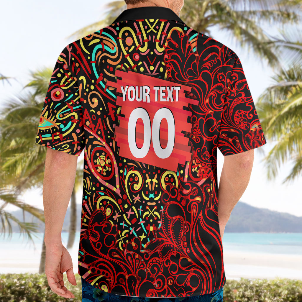 Personalized Melbourne Renegades Cricket Hawaiian Shirt Hippie Psychedelic Pattern Vibrant Mandala Art Style