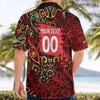 Personalized Melbourne Renegades Cricket Hawaiian Shirt Hippie Psychedelic Pattern Vibrant Mandala Art Style