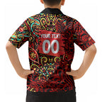 Personalized Melbourne Renegades Cricket Hawaiian Shirt Hippie Psychedelic Pattern Vibrant Mandala Art Style