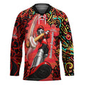 Personalized Melbourne Renegades Cricket Hockey Jersey Hippie Psychedelic Pattern Vibrant Mandala Art Style