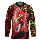 Personalized Melbourne Renegades Cricket Hockey Jersey Hippie Psychedelic Pattern Vibrant Mandala Art Style