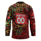 Personalized Melbourne Renegades Cricket Hockey Jersey Hippie Psychedelic Pattern Vibrant Mandala Art Style