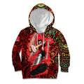 Personalized Melbourne Renegades Cricket Kid Hoodie Hippie Psychedelic Pattern Vibrant Mandala Art Style