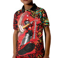 Personalized Melbourne Renegades Cricket Kid Polo Shirt Hippie Psychedelic Pattern Vibrant Mandala Art Style