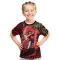 Personalized Melbourne Renegades Cricket Kid T Shirt Hippie Psychedelic Pattern Vibrant Mandala Art Style