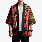 Personalized Melbourne Renegades Cricket Kimono Hippie Psychedelic Pattern Vibrant Mandala Art Style