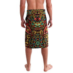 Personalized Melbourne Renegades Cricket Lavalava Hippie Psychedelic Pattern Vibrant Mandala Art Style