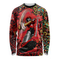 Personalized Melbourne Renegades Cricket Long Sleeve Shirt Hippie Psychedelic Pattern Vibrant Mandala Art Style