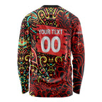 Personalized Melbourne Renegades Cricket Long Sleeve Shirt Hippie Psychedelic Pattern Vibrant Mandala Art Style