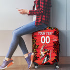 Personalized Melbourne Renegades Cricket Luggage Cover Hippie Psychedelic Pattern Vibrant Mandala Art Style