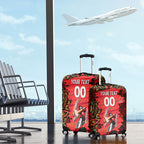 Personalized Melbourne Renegades Cricket Luggage Cover Hippie Psychedelic Pattern Vibrant Mandala Art Style