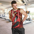 Personalized Melbourne Renegades Cricket Men Tank Top Hippie Psychedelic Pattern Vibrant Mandala Art Style