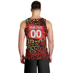 Personalized Melbourne Renegades Cricket Men Tank Top Hippie Psychedelic Pattern Vibrant Mandala Art Style