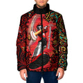 Personalized Melbourne Renegades Cricket Padded Jacket Hippie Psychedelic Pattern Vibrant Mandala Art Style