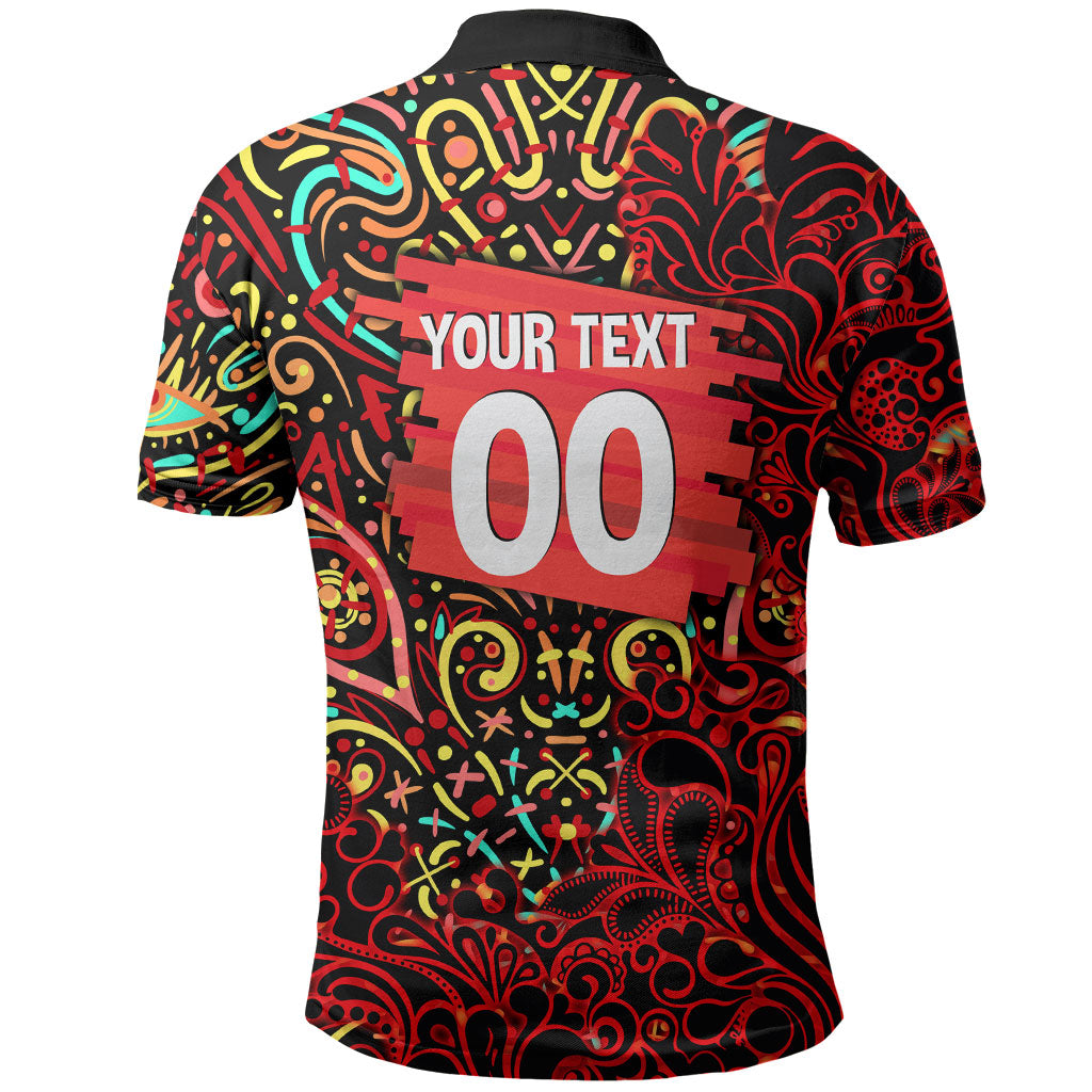 Personalized Melbourne Renegades Cricket Polo Shirt Hippie Psychedelic Pattern Vibrant Mandala Art Style