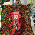 Personalized Melbourne Renegades Cricket Quilt Hippie Psychedelic Pattern Vibrant Mandala Art Style