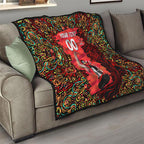 Personalized Melbourne Renegades Cricket Quilt Hippie Psychedelic Pattern Vibrant Mandala Art Style