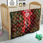 Personalized Melbourne Renegades Cricket Quilt Hippie Psychedelic Pattern Vibrant Mandala Art Style