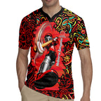 Personalized Melbourne Renegades Cricket Rugby Jersey Hippie Psychedelic Pattern Vibrant Mandala Art Style