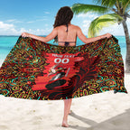 Personalized Melbourne Renegades Cricket Sarong Hippie Psychedelic Pattern Vibrant Mandala Art Style