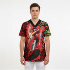 Personalized Melbourne Renegades Cricket Scrub Top Hippie Psychedelic Pattern Vibrant Mandala Art Style
