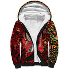 Personalized Melbourne Renegades Cricket Sherpa Hoodie Hippie Psychedelic Pattern Vibrant Mandala Art Style