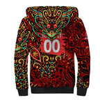 Personalized Melbourne Renegades Cricket Sherpa Hoodie Hippie Psychedelic Pattern Vibrant Mandala Art Style