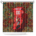 Personalized Melbourne Renegades Cricket Shower Curtain Hippie Psychedelic Pattern Vibrant Mandala Art Style
